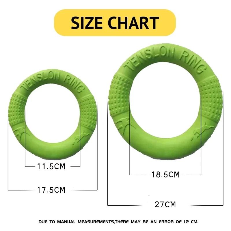 Floating Water Dog Toy Training Ring for Interactive Play and Chewing
