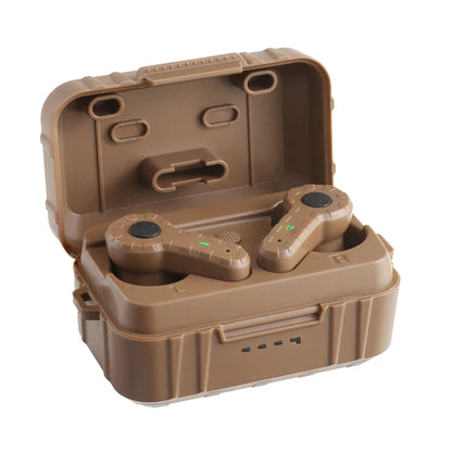 Noise-Cancelling Tactical Headset, Electronic Anti-Noise Earplugs for Shooting, Protection with Bluetooth