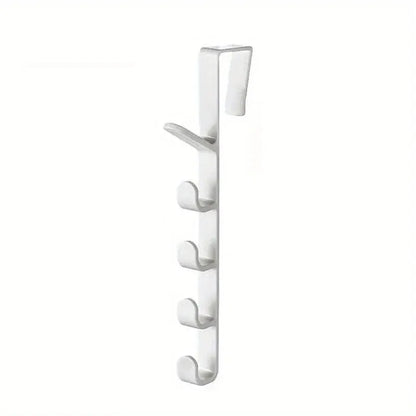 Over The Door Clothes Hanger Rack Plastic Home Storage Hooks, Bedroom Organiser Purse Holder Rails