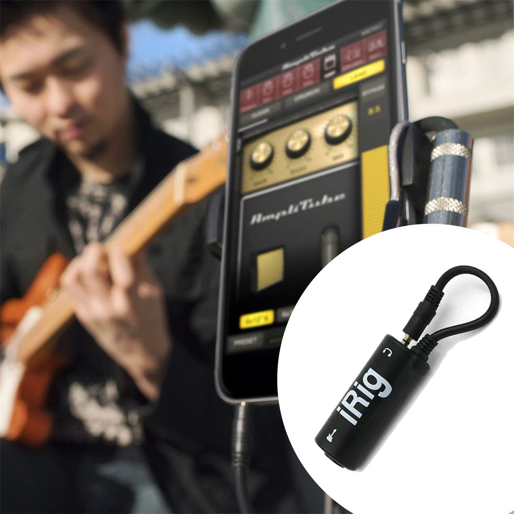 Guitar Interface Converter Audio Cable with High Fidelity and Low Background Noise