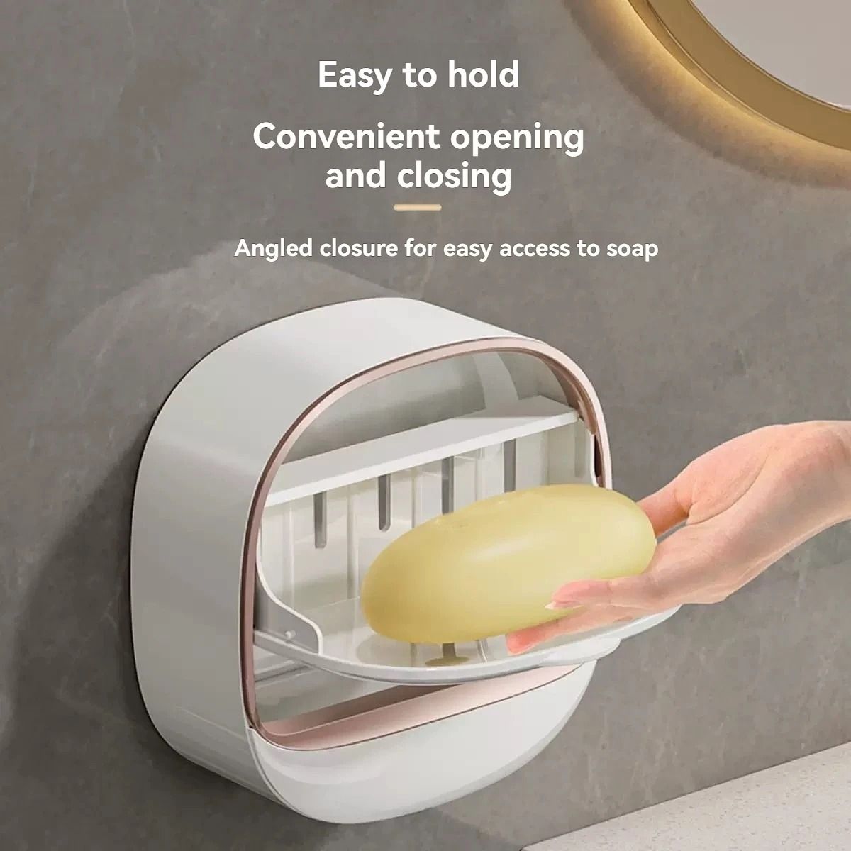 Waterproof Hanging Soap Box with Drainage