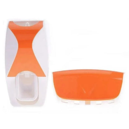 Wall Mounted Toothbrush and Toothpaste Holder Set