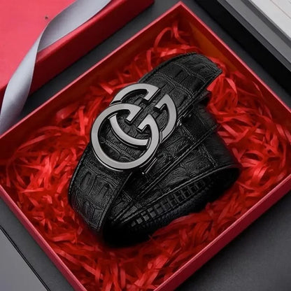 Mens Automatic Genuine Leather Belt