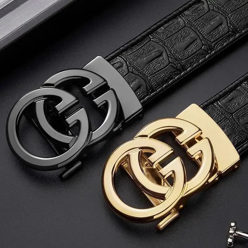 Mens Automatic Genuine Leather Belt
