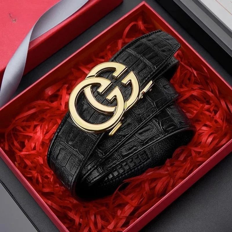 Mens Automatic Genuine Leather Belt