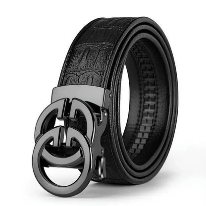 Mens Automatic Genuine Leather Belt