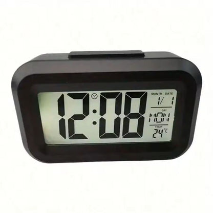 Smart Digital Alarm Clock with LCD Display and Temperature