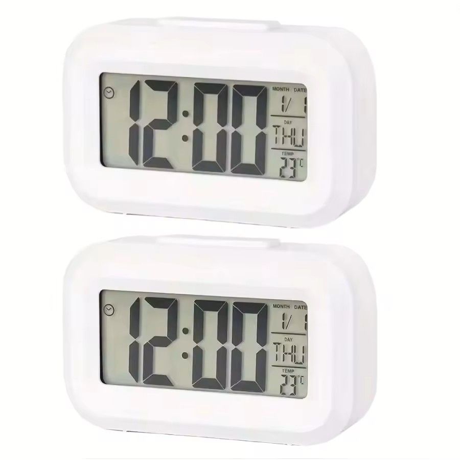 Smart Digital Alarm Clock with LCD Display and Temperature