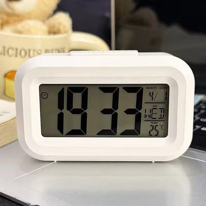 Smart Digital Alarm Clock with LCD Display and Temperature