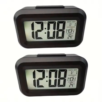 Smart Digital Alarm Clock with LCD Display and Temperature