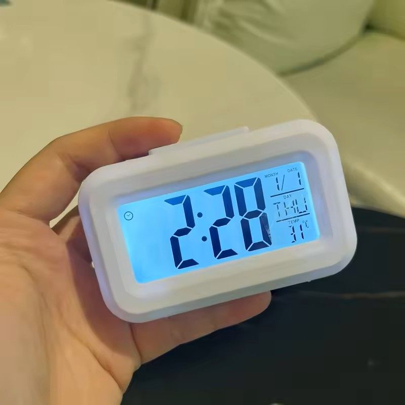 Smart Digital Alarm Clock with LCD Display and Temperature