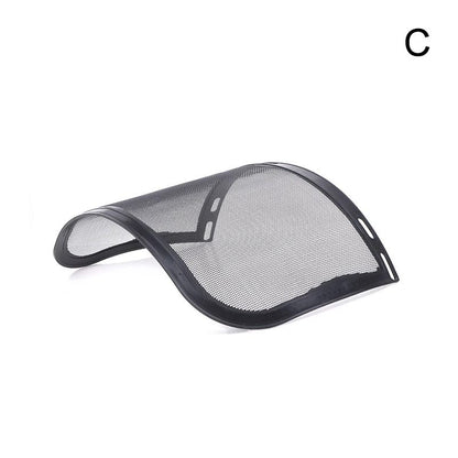 Garden Safety Helmet with Full Face Mesh Protective Mask for Brush Cutting and Forestry Work