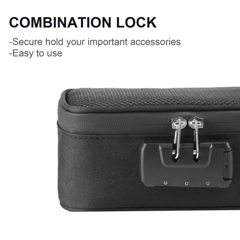 Large-capacity Smell Proof Bag With Lock, Portable Pipe Bag, Activated Carbon Deodorant Bag