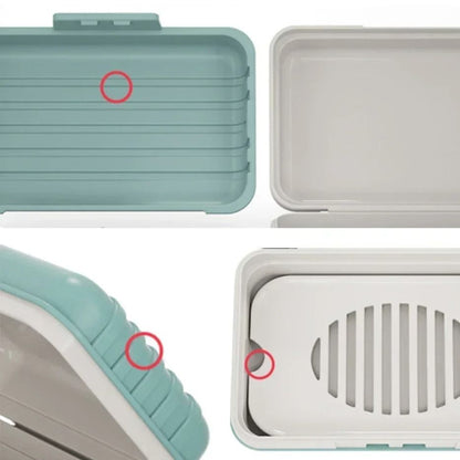 Bathroom Soap Dish Box with Lid Travel Essentials and Home Dry Storage