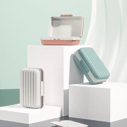 Bathroom Soap Dish Box with Lid Travel Essentials and Home Dry Storage