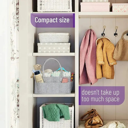 Portable Baby Diaper Organizer Storage Tote