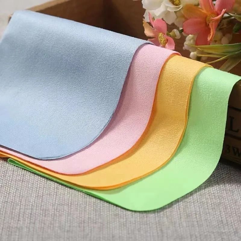 Microfiber Eyeglass Cleaning Cloth Set – 5 Pack for Lenses, Screens, Cameras, and More