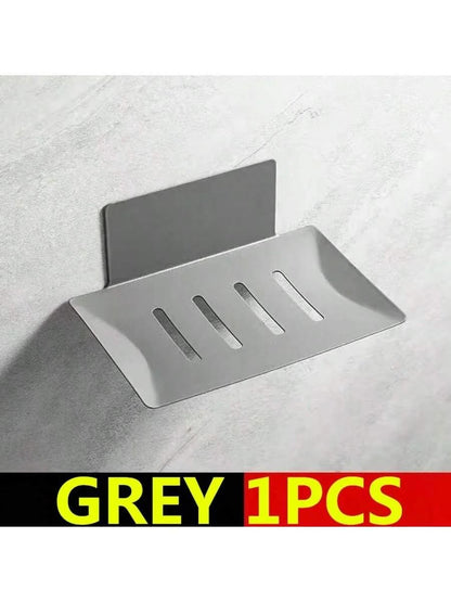 Wall Mounted Carbon Steel Soap Dish for Bathroom Storage