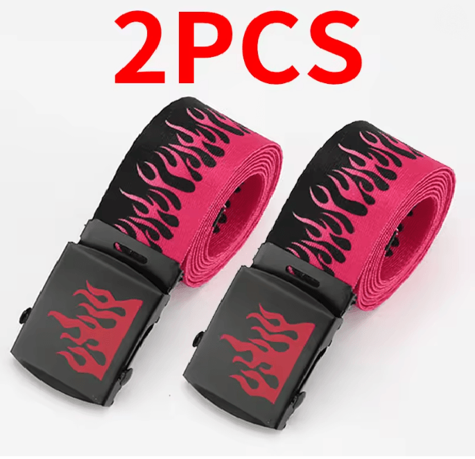 Flamestep Punk Style Belt