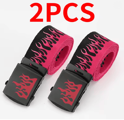 Flamestep Punk Style Belt