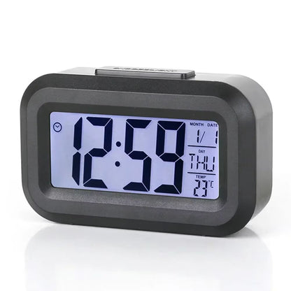 LED Digital Alarm Clock – Multi-Function Bedroom, Desk & Wall Electronic Clock with Backlight
