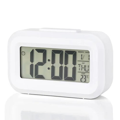 LED Digital Alarm Clock – Multi-Function Bedroom, Desk & Wall Electronic Clock with Backlight