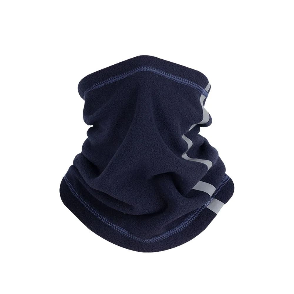 Winter Fleece Motorcycle Half Face Mask with Windproof Neck Cover