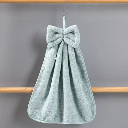 Microfiber Kitchen Hand Towel – Coral Velvet Bath Towel for Bathroom, Spa, and Beach Use