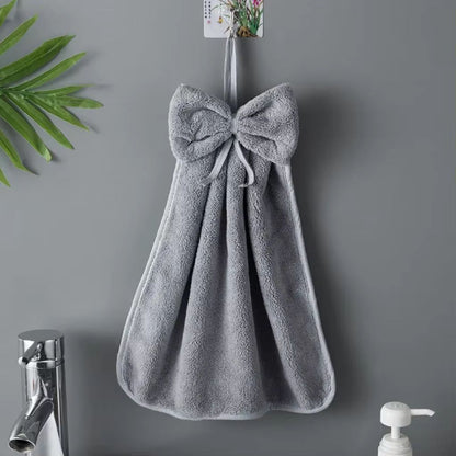 Microfiber Kitchen Hand Towel – Coral Velvet Bath Towel for Bathroom, Spa, and Beach Use