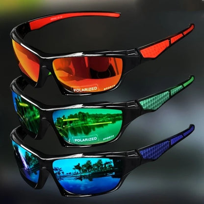 Sports Polarized Sunglasses Lightweight Night Vision for Men Cycling Driving Fishing