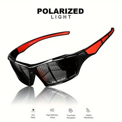 Sports Polarized Sunglasses Lightweight Night Vision for Men Cycling Driving Fishing