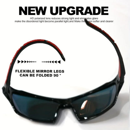 Sports Polarized Sunglasses Lightweight Night Vision for Men Cycling Driving Fishing