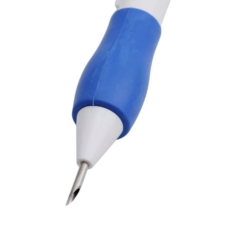 Embroidery Punch Needle Kit Stitching Tool Set Magic Needle Pen for DIY Sewing