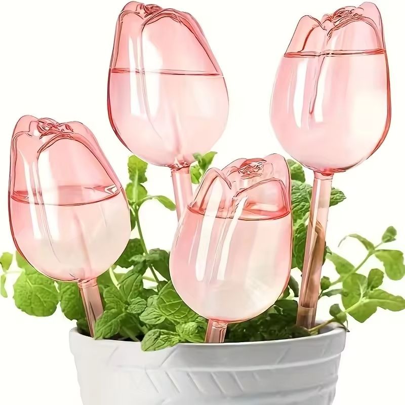 Pink Tulip Self Watering Plant Bulbs for Indoor and Outdoor Pots