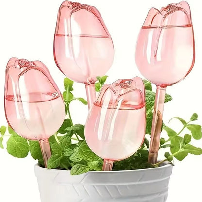Pink Tulip Self Watering Plant Bulbs for Indoor and Outdoor Pots