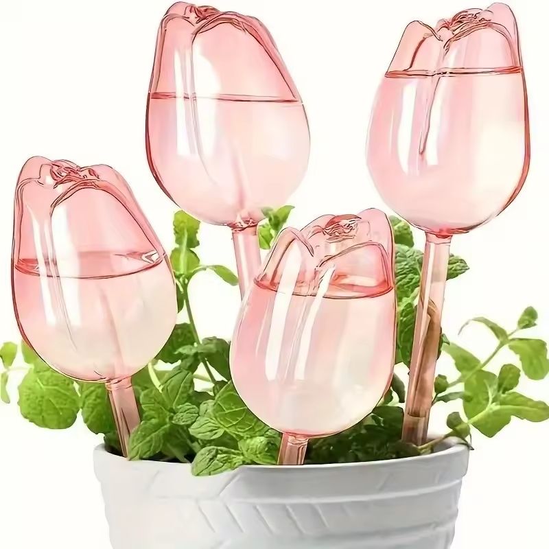 Pink Tulip Self Watering Plant Bulbs for Indoor and Outdoor Pots