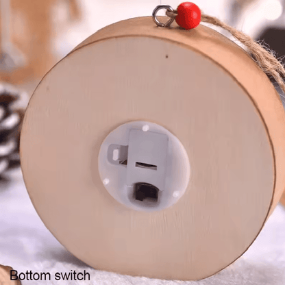 Festive Glow LED Christmas Pendant Ornament Set