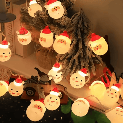Christmas LED Character Garland Lights