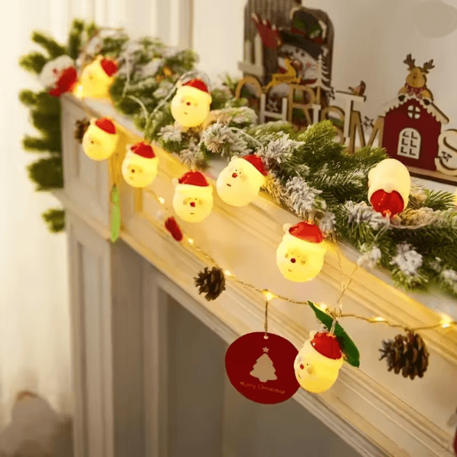 Christmas LED Character Garland Lights