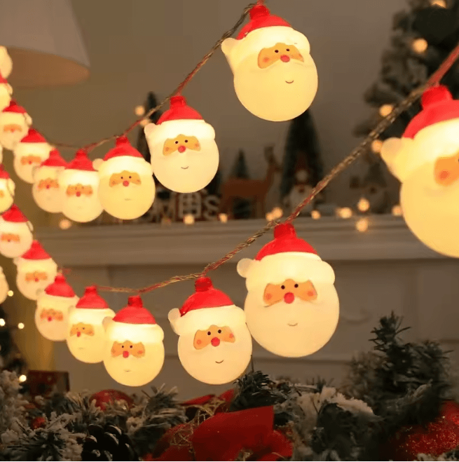Christmas LED Character Garland Lights