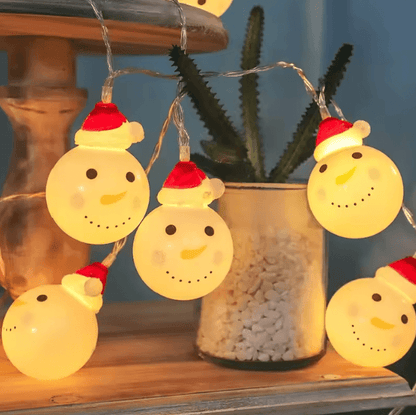 Christmas LED Character Garland Lights