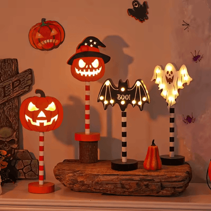 Halloween Pumpkin Ghost LED Night Light