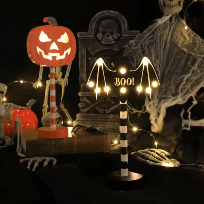Halloween Pumpkin Ghost LED Night Light