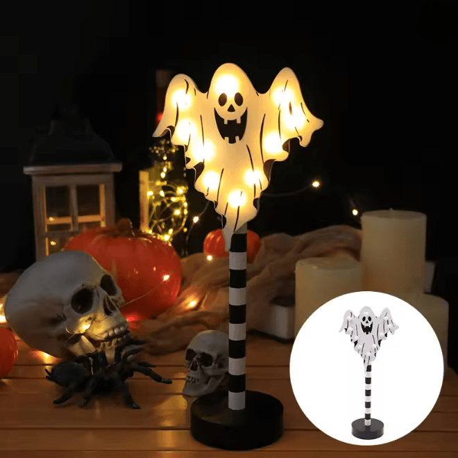 Halloween Pumpkin Ghost LED Night Light