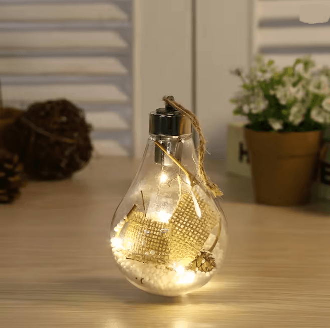 Christmas LED Hanging Bulb Light