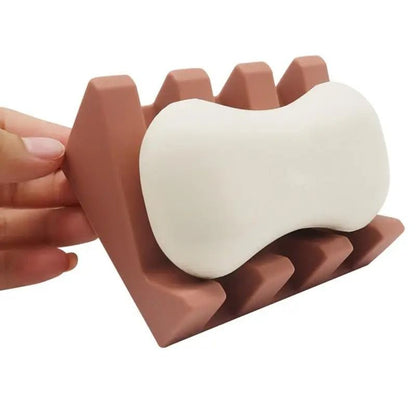 Silicone Soap Dish For Bathroom And Kitchen Use