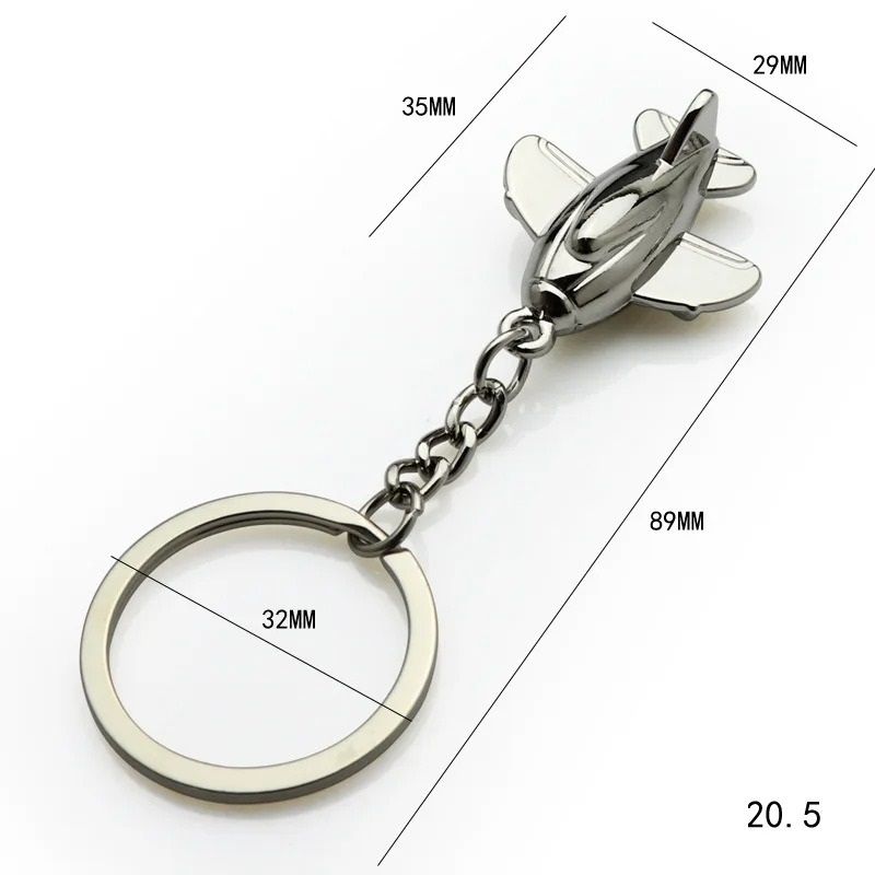 Creative Aircraft Model Keychain For Men And Women