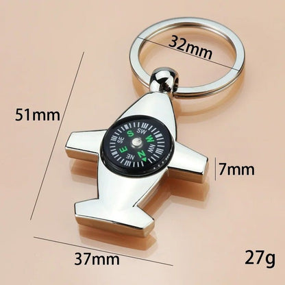 Creative Aircraft Model Keychain For Men And Women