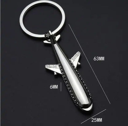 Creative Aircraft Model Keychain For Men And Women