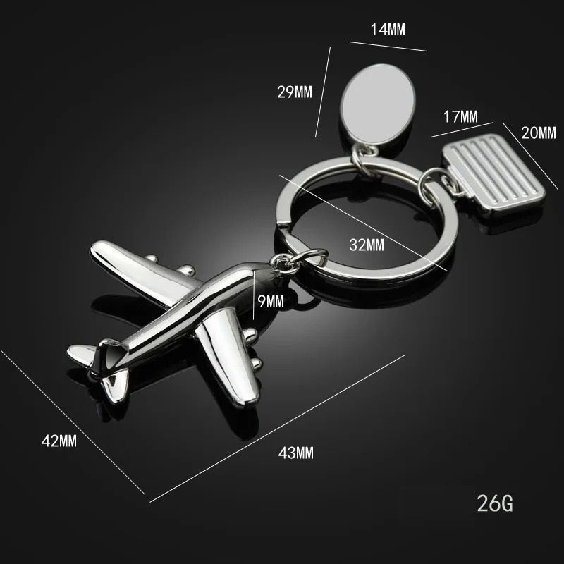 Creative Aircraft Model Keychain For Men And Women